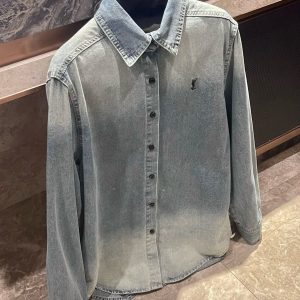 Aaa Saint Laurent Denim Shirts