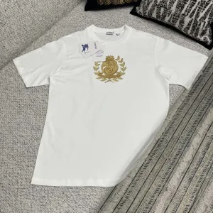 Reps Super Clone Burberry Short-Sleeved T-Shirt Red Cotton Pure