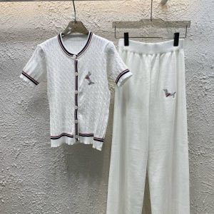 Designer Thom Browne Short-Sleeved Shirts