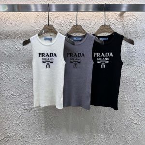 High Quality Prada Jacquard Vest