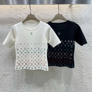 1:1 High Quality Louis Vuitton Stone Short Sleeves