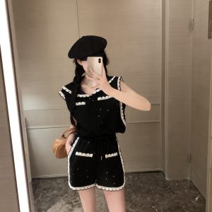 Designer Aaa Miu Miu Lace Shorts