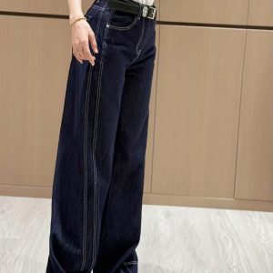 Designer Aaa Chrome Hearts Jacquard Jeans