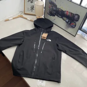 Luxury AAA North Windbreaker Red Adjustable Drawstring Daily Commute