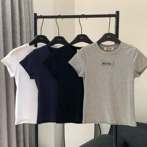 Aaa Miu Miu Short-Sleeved T-Shirt