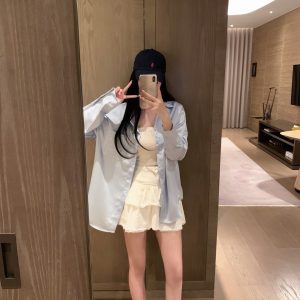 Aaa Designer Loewe Satin Shirt