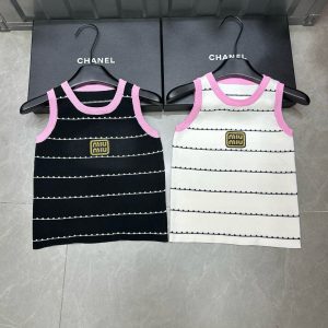 Designer Miu Miu Gold Vest
