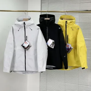 Reps Helly Hansen Jacket Red Water-Repellent Fabric Professional Outdoor Autumn