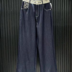 High Quality Dior Jacquard Pants