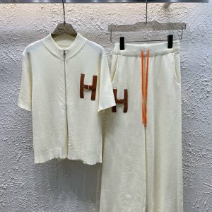 Aaa High Quality Hermès Leather Short-Sleeved Shirts