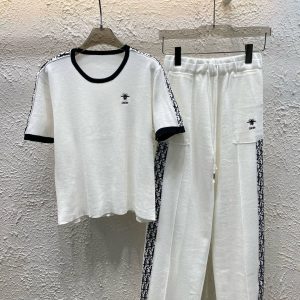Aaa 1:1 Dior Jacquard Short-Sleeved Shirt