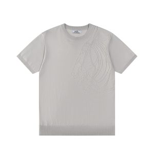 Aaa Luxury Hermès Knit Fabric T-Shirts For Spring