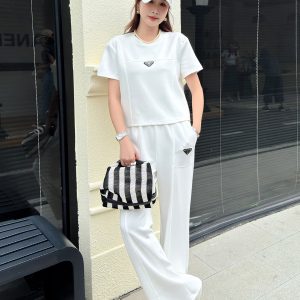 Aaa Luxury Prada Cotton Short-Sleeved Shirt