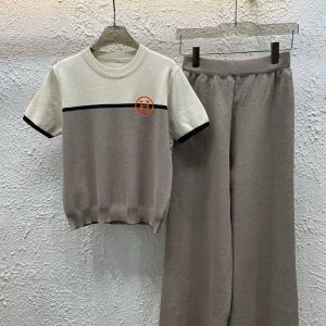 Luxury Aaa Hermès Short-Sleeved Shirt