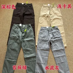 Reps AAA Carhartt Cargo Pants Red Twill Crisp Silhouette