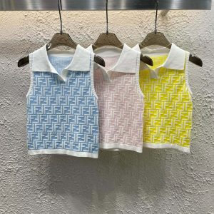 Aaa Fendi Jacquard Vest