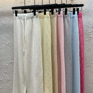Luxury Fendi Jacquard Trousers