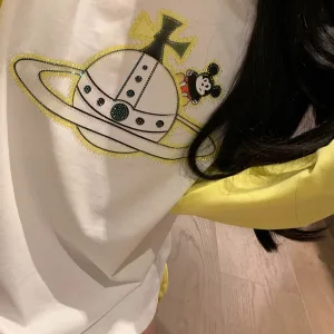 High Quality Luxury Vivienne Westwood Stone Long-Sleeved T-Shirt
