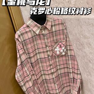 High Quality Aaa Chrome Hearts Silver Shirt