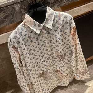 1:1 Designer Louis Vuitton Satin Shirt