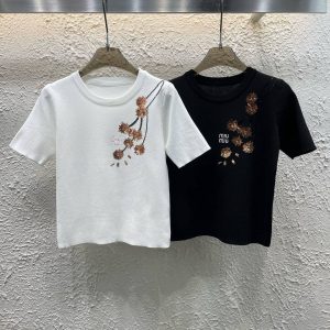 Luxury Aaa Miu Miu Short Sleeves