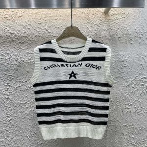 Designer Luxury Dior Jacquard Vest