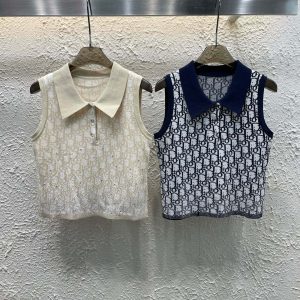 Luxury 1:1 Dior Jacquard Vest