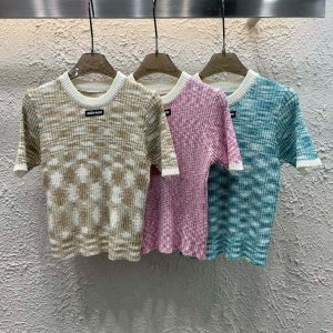 Luxury Designer Miu Miu Short Sleeves