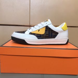 Designer Fendi Cowhide Casual Shoes