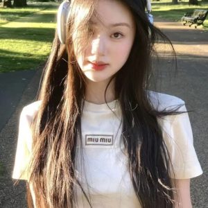 High Quality Miu Miu Cotton Short Sleeves