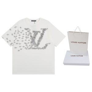 Luxury Louis Vuitton Cotton Short-Sleeved T-Shirt