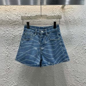 High Quality Designer Chanel Denim Shorts