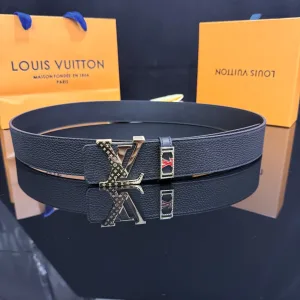 Reps High Quality Louis Vuitton Belt Ash Cowhide