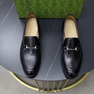 1:1 Gucci Cowhide Leather Shoes