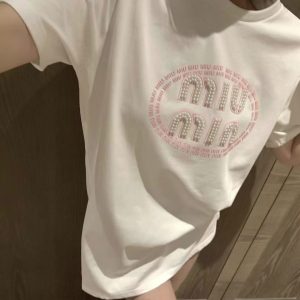 Aaa Designer Miu Miu Short Sleeves