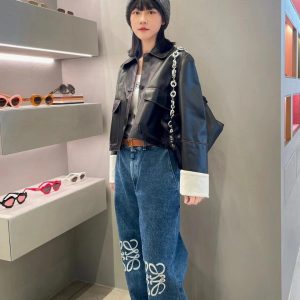 High Quality Loewe Abs Jeans