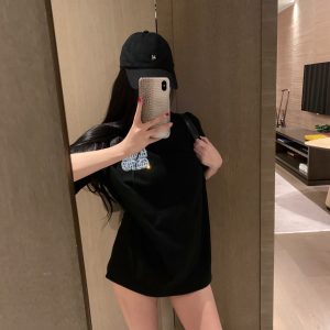 High Quality Aaa Miu Miu Stone Short Sleeves