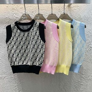 Aaa 1:1 Fendi Jacquard Vest