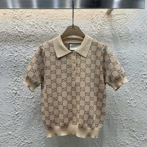 High Quality Gucci Jacquard Short Sleeves
