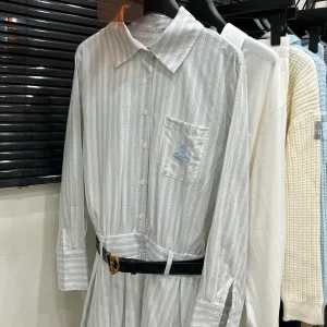 1:1 Designer Vivienne Westwood Wood Long-Sleeved Dress