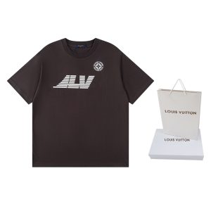 Luxury Louis Vuitton Cotton Short-Sleeved T-Shirt