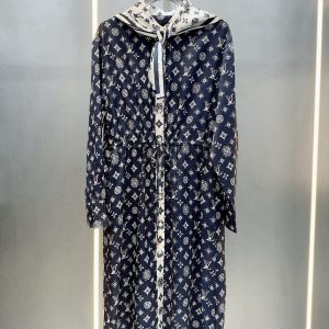 1:1 Louis Vuitton Silk Dresses