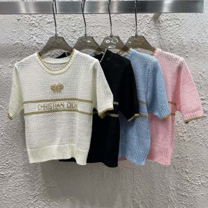 High Quality Dior Gold Short Sleeves