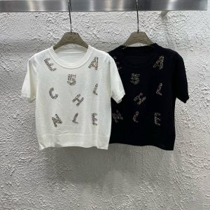 Aaa Chanel Stone Short Sleeves