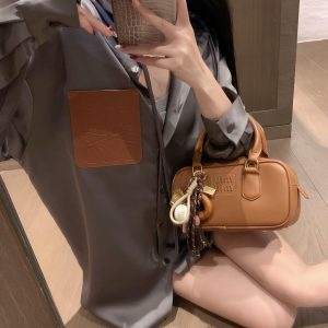 High Quality Loewe Leather Shirts For Spring