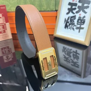 Reps Hermes Belt Top-Grain Cowhide