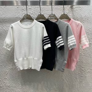 Aaa Thom Browne Jacquard Short Sleeves