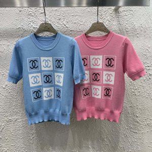 Aaa Chanel Jacquard Short Sleeves