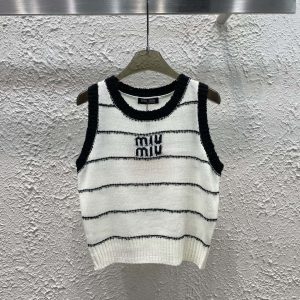 1:1 Miu Miu Jacquard Vest