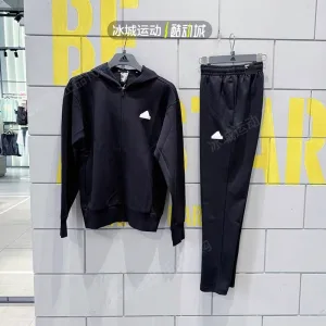 Luxury Designer Adidas Long Pants Ash Cotton Air Layer Running Autumn Winter